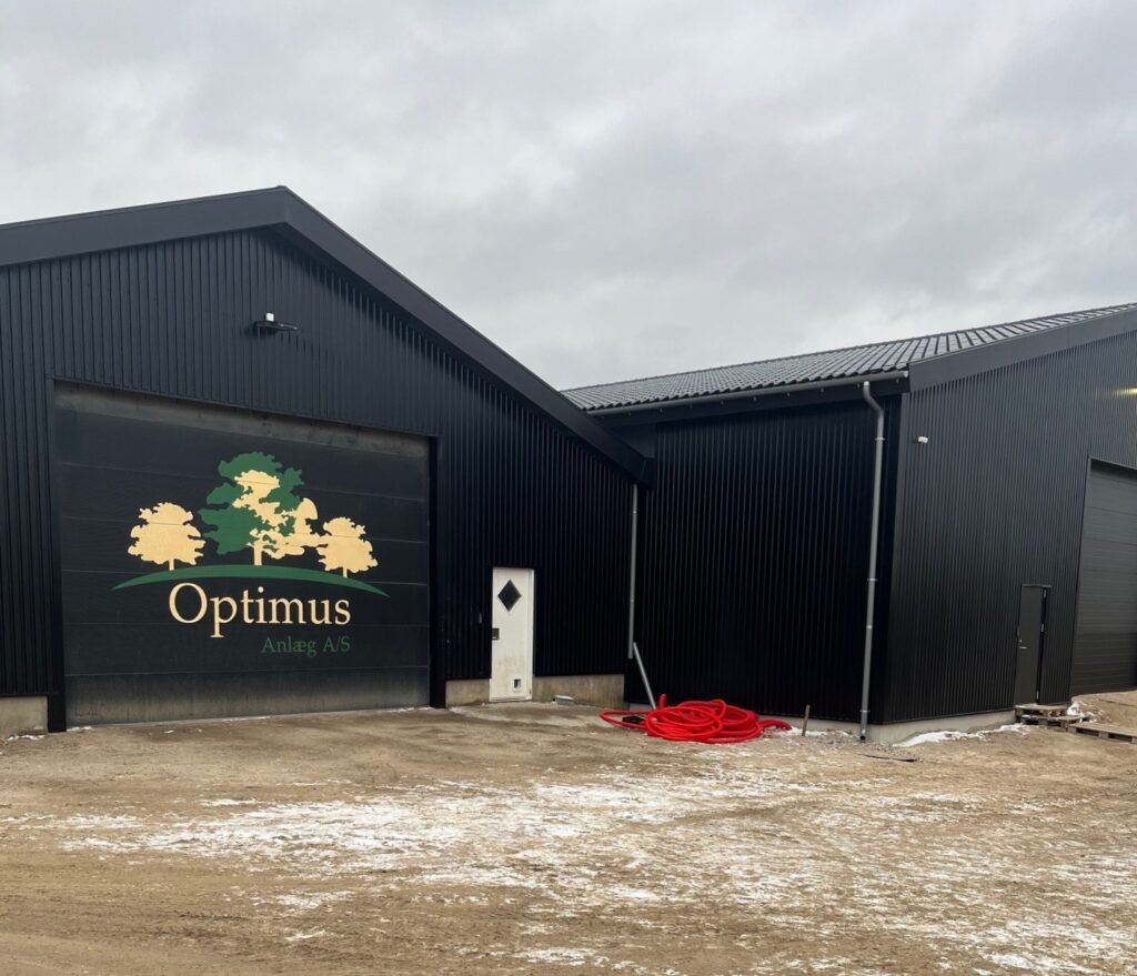 Billede af færdig hal